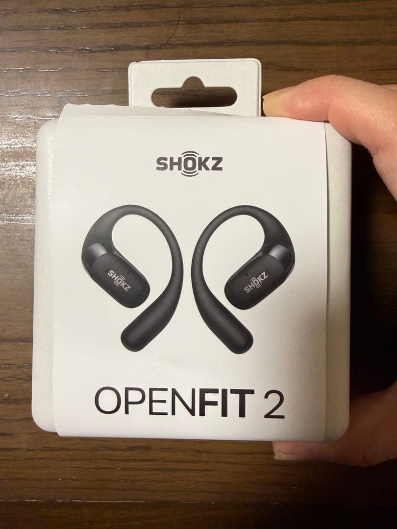 Shokz OpenFit 2 ワイヤレスイヤホン ブラック