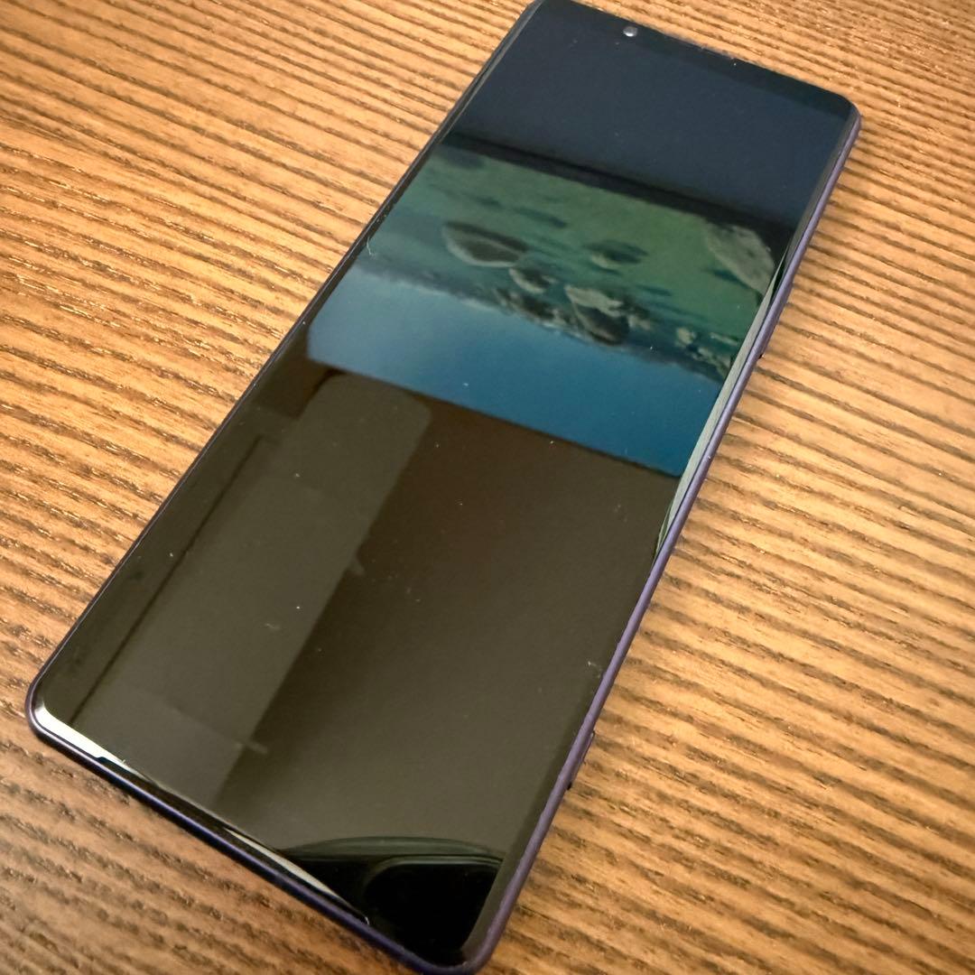 超美品 Xperia 5 IV 128GB SO-54C パープル スマホ 本体
