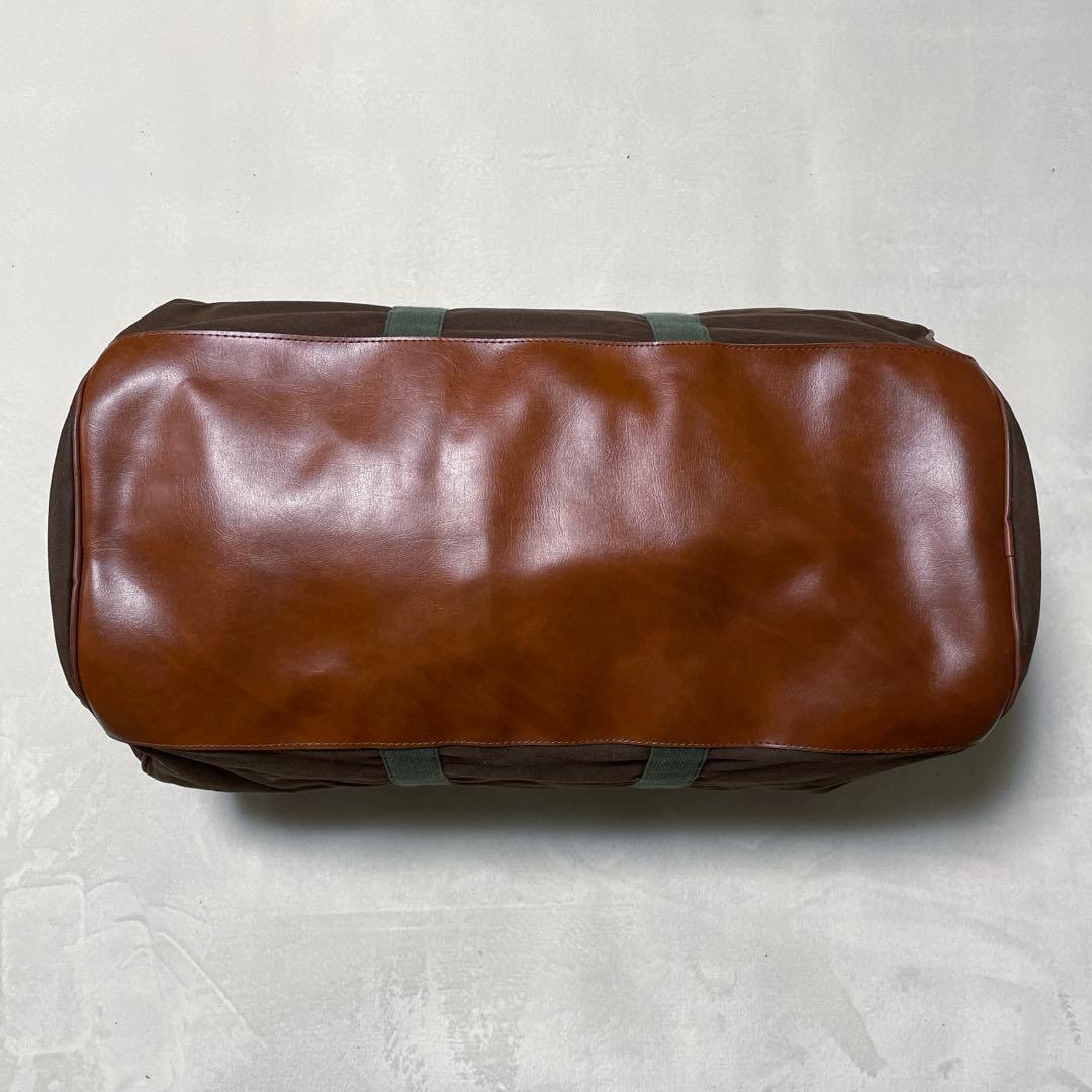未使用？ 80s LL Bean キャンバス レザー ダッフルバッグ 大サイズ
