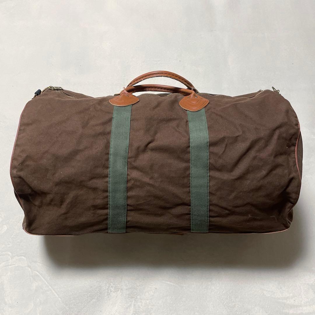 未使用？ 80s LL Bean キャンバス レザー ダッフルバッグ 大サイズ