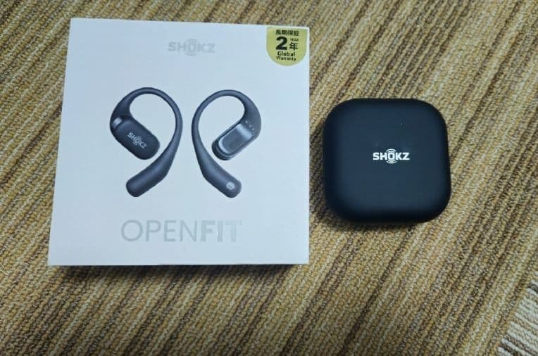 SHOKZ OPENFIT BLACK ワイヤレスイヤホン