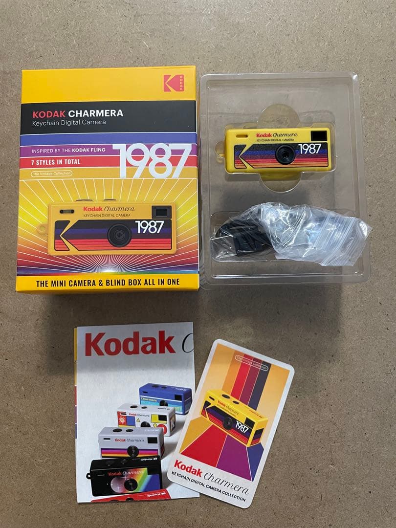 【イエロー】charmera Kodak トイカメラ　チャーメラ　黄色