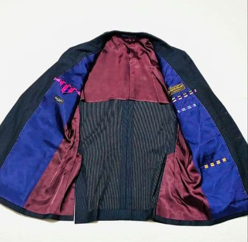 PaulSmith LoroPiana ストライプ SUPER 130'S M