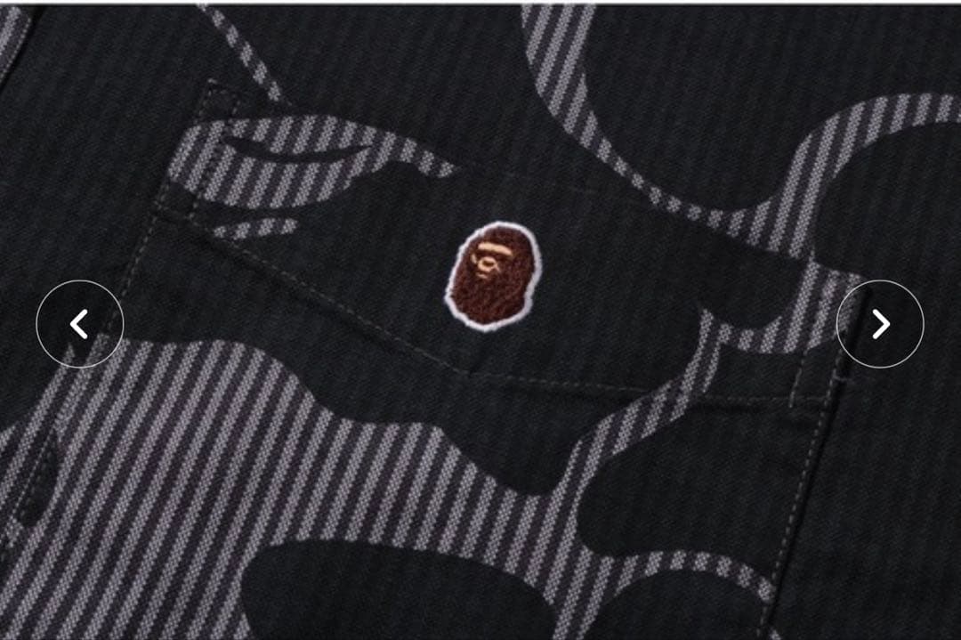 トップス A BATHING APE CAMO RELAXED FIT SHIRT 2XL