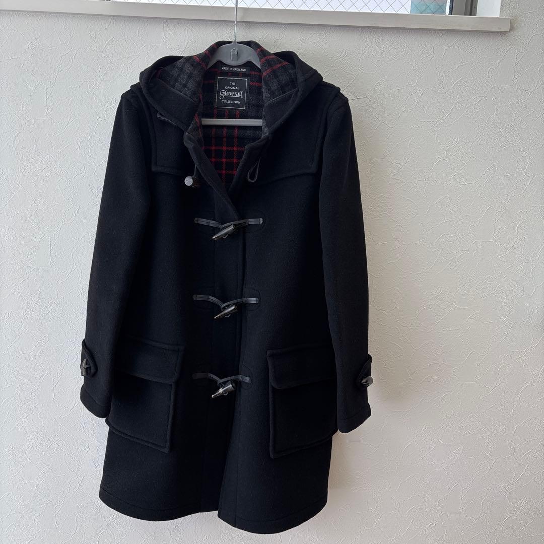 Gloverall ダッフルコート 黒 ウール製