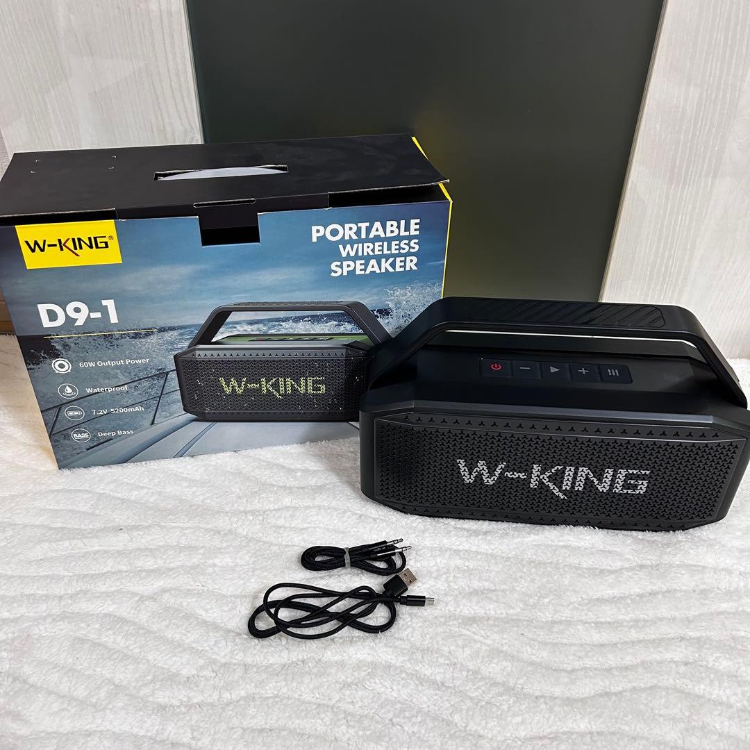 スピーカー W-KING 60W RMS 100Wピーク、スピー