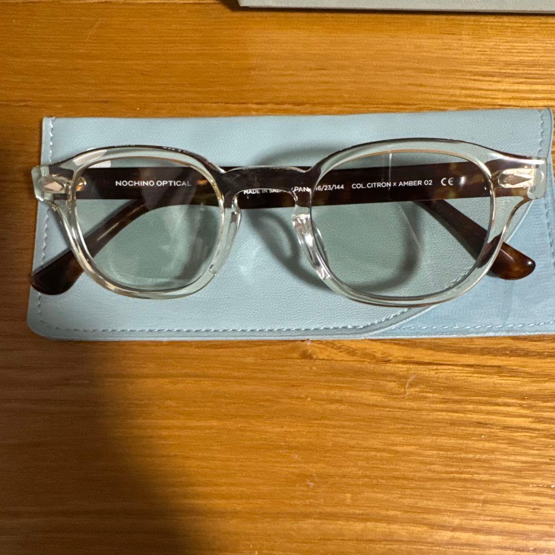 NOCHINO OPTICAL 調光サングラス 日本製 46/23/144