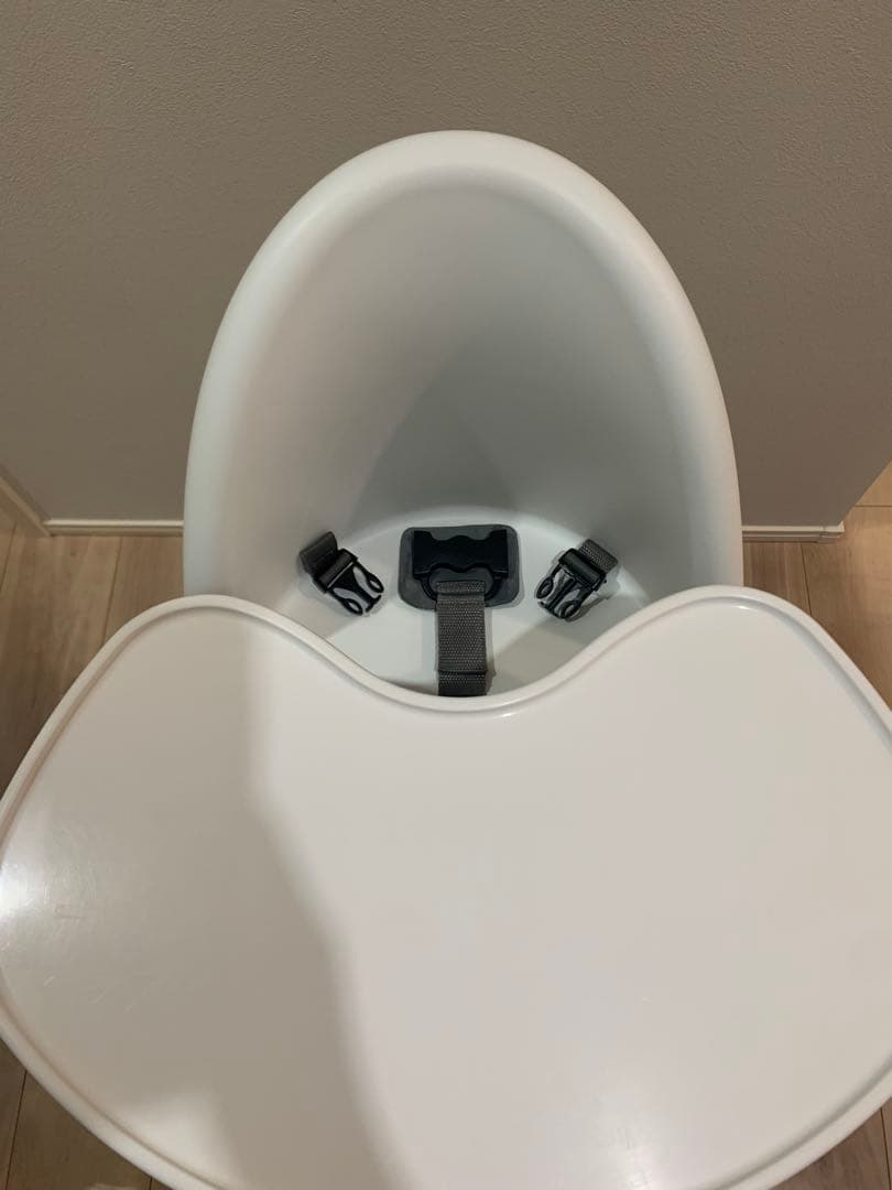 【廃盤品】BABYBJÖRN 脚グレー ホワイト ハイチェア