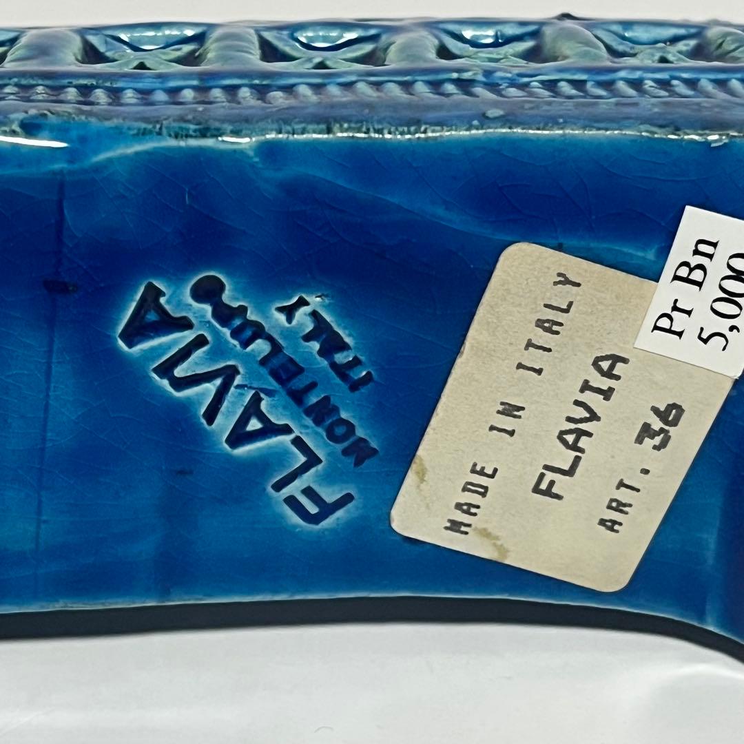 美品　FLAVIA BITOSSI 羊　置物　フラビア　ビトッシ　リミニブルー