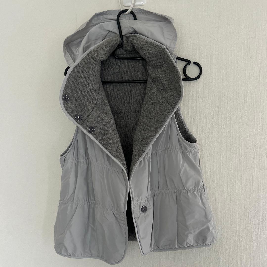 TRUNK ライトグレー フード付き モッズコート