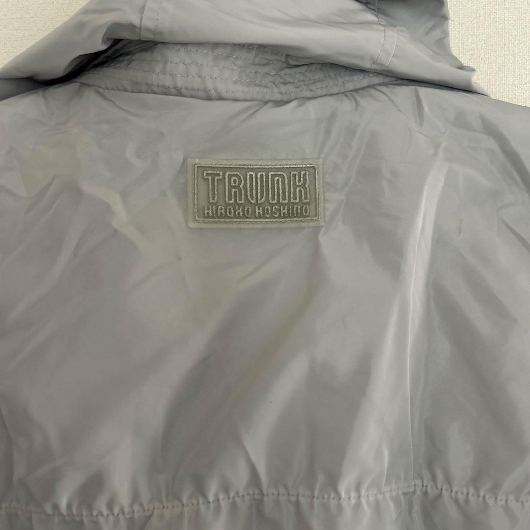 TRUNK ライトグレー フード付き モッズコート