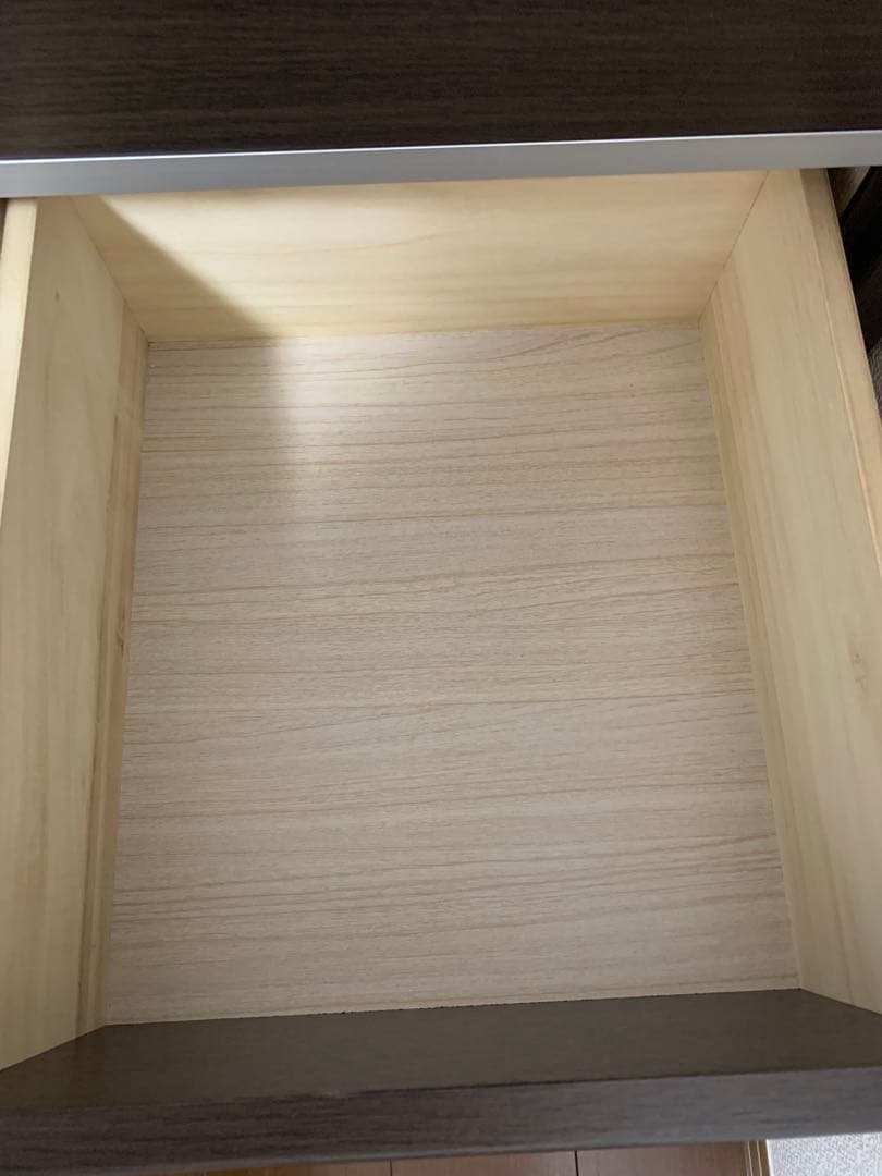 ニトリ　ローチェスト　4段　ダークブラウン