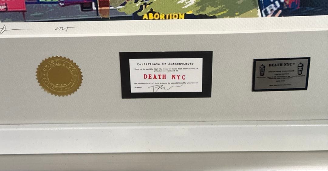 DeathNYC BE508 新品　額付