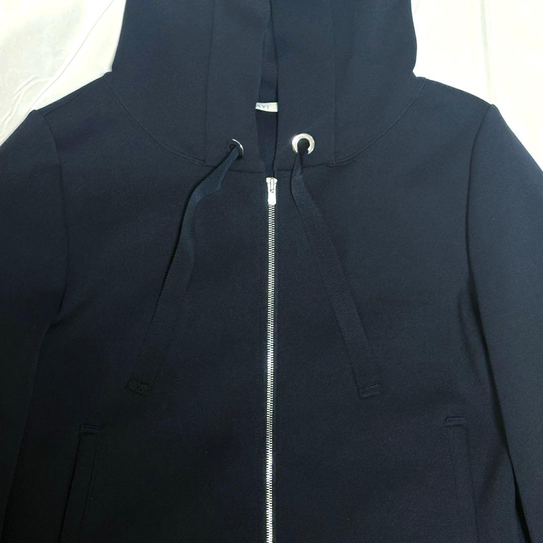 あやさまANAYI アナイ ダンボール フリル フードパーカー ネイビー 38