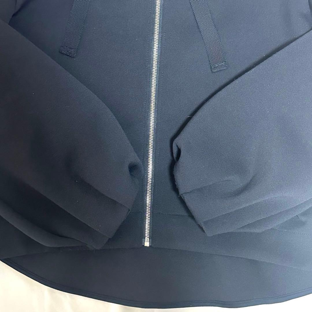 あやさまANAYI アナイ ダンボール フリル フードパーカー ネイビー 38