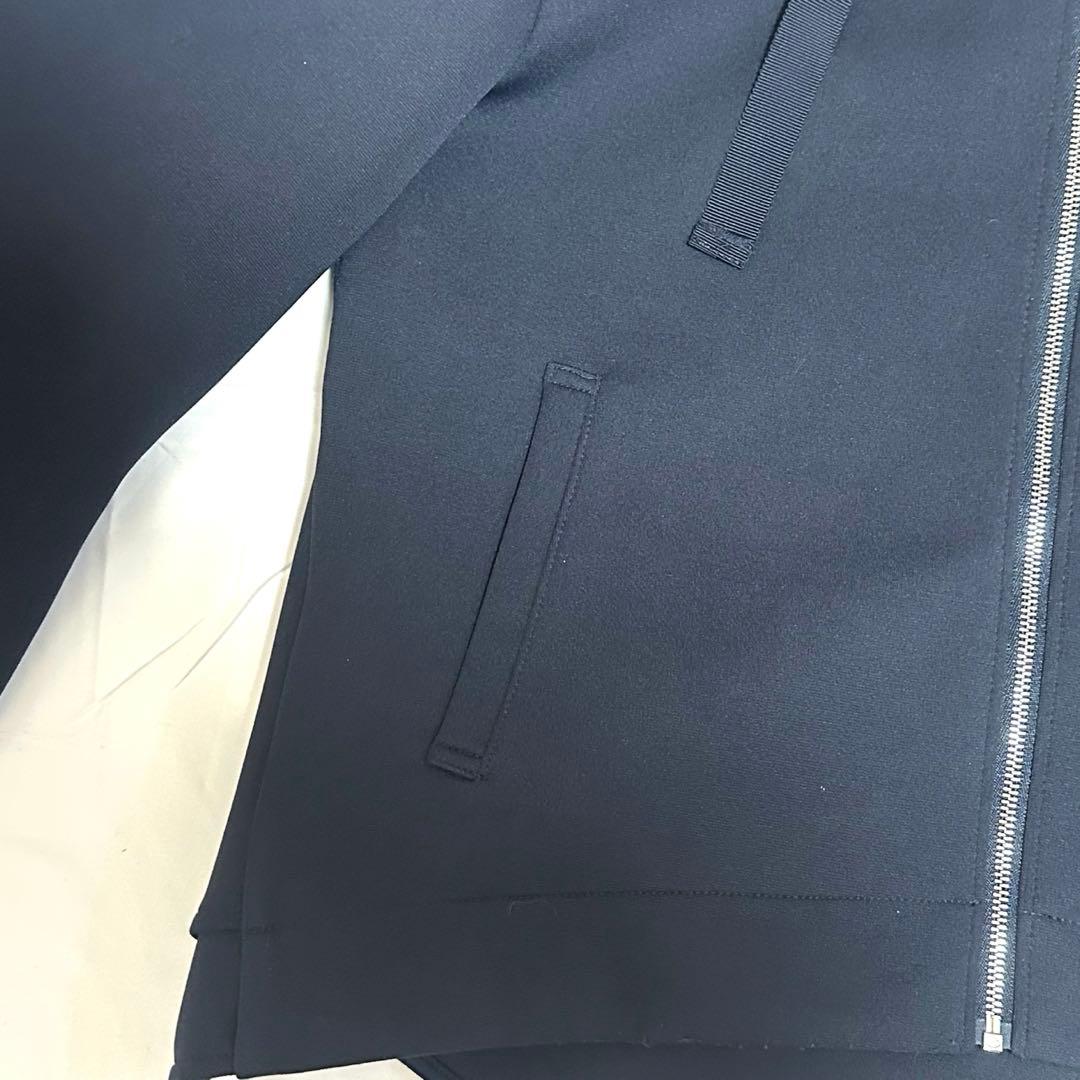 あやさまANAYI アナイ ダンボール フリル フードパーカー ネイビー 38