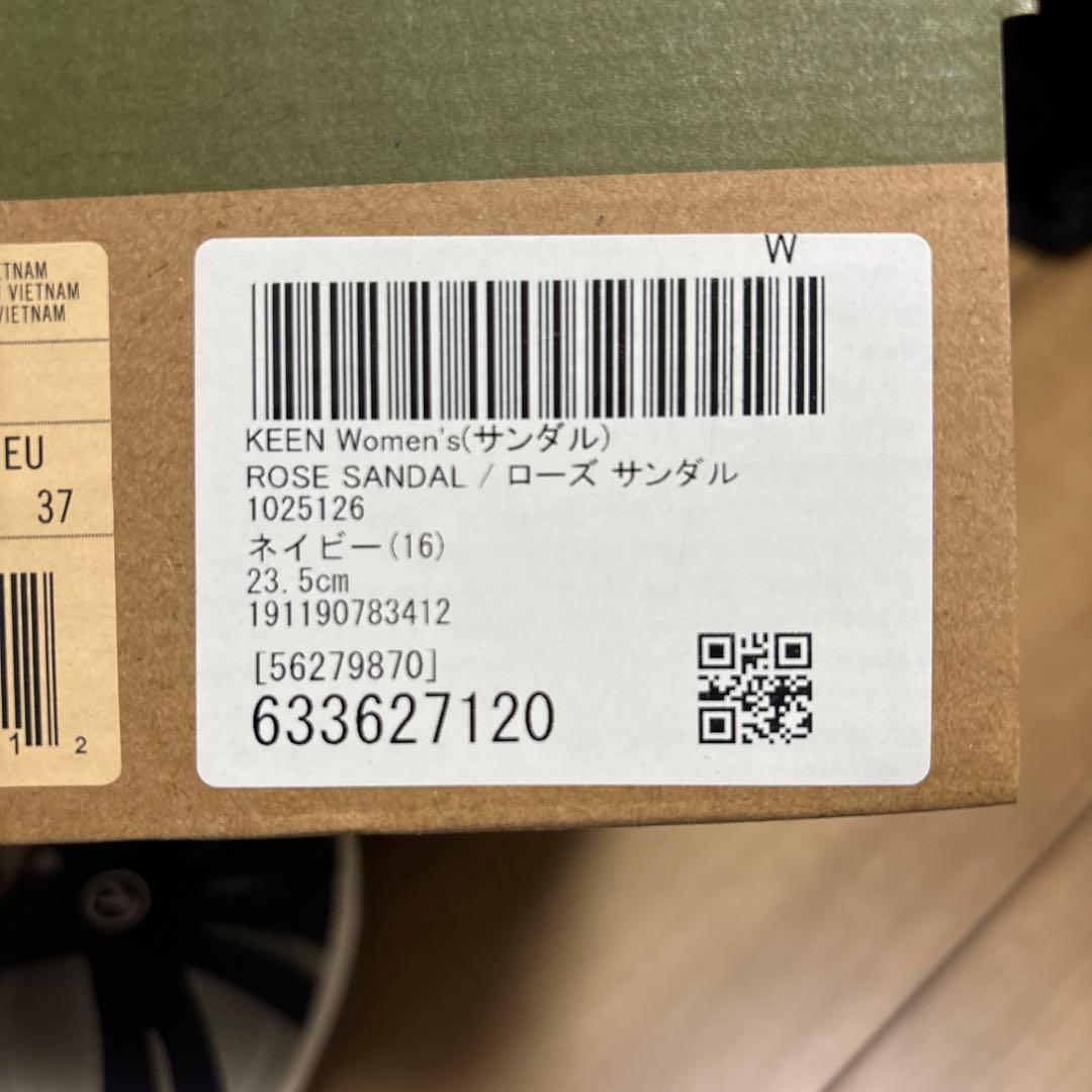 KEEN キーン ウィメンズ ローズ サンダル ネイビー