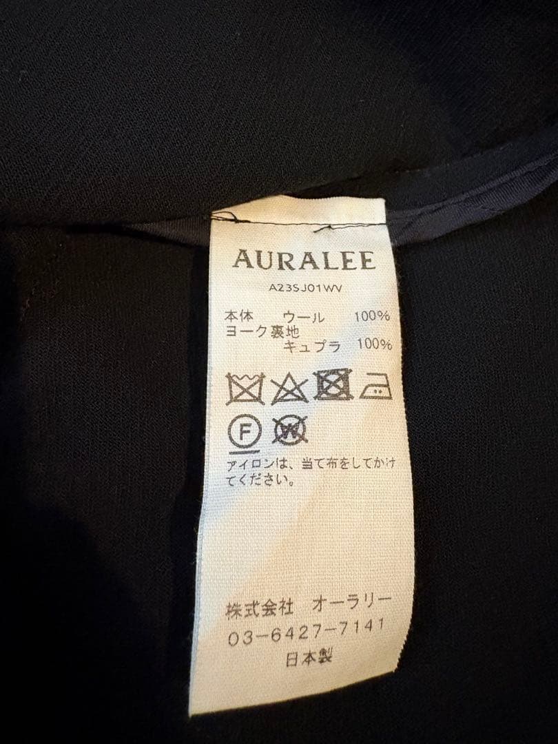 オーラリー ジャケット ブラック サイズ3 / コモリ A.PRESSE