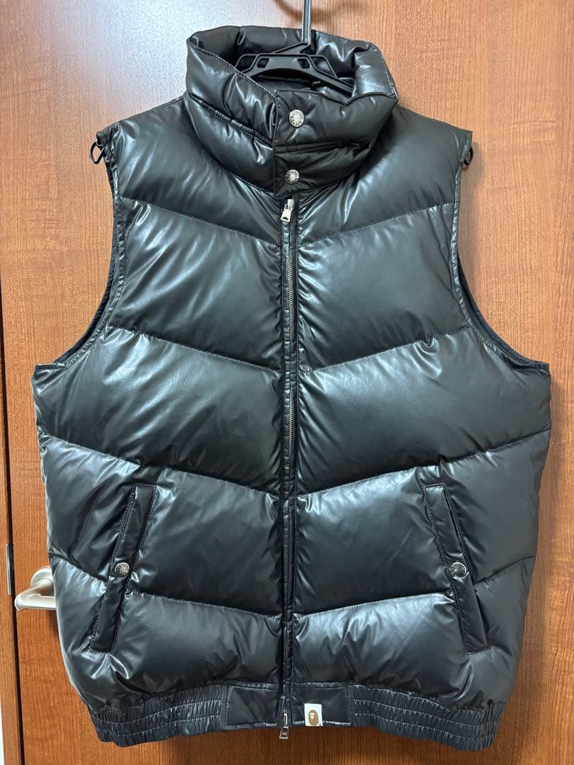 A BATHING APE ダウンベスト Mサイズ ブラック