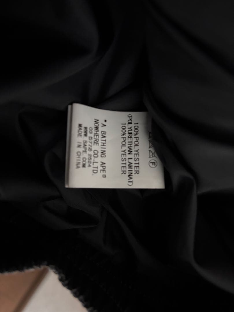 A BATHING APE ダウンベスト Mサイズ ブラック