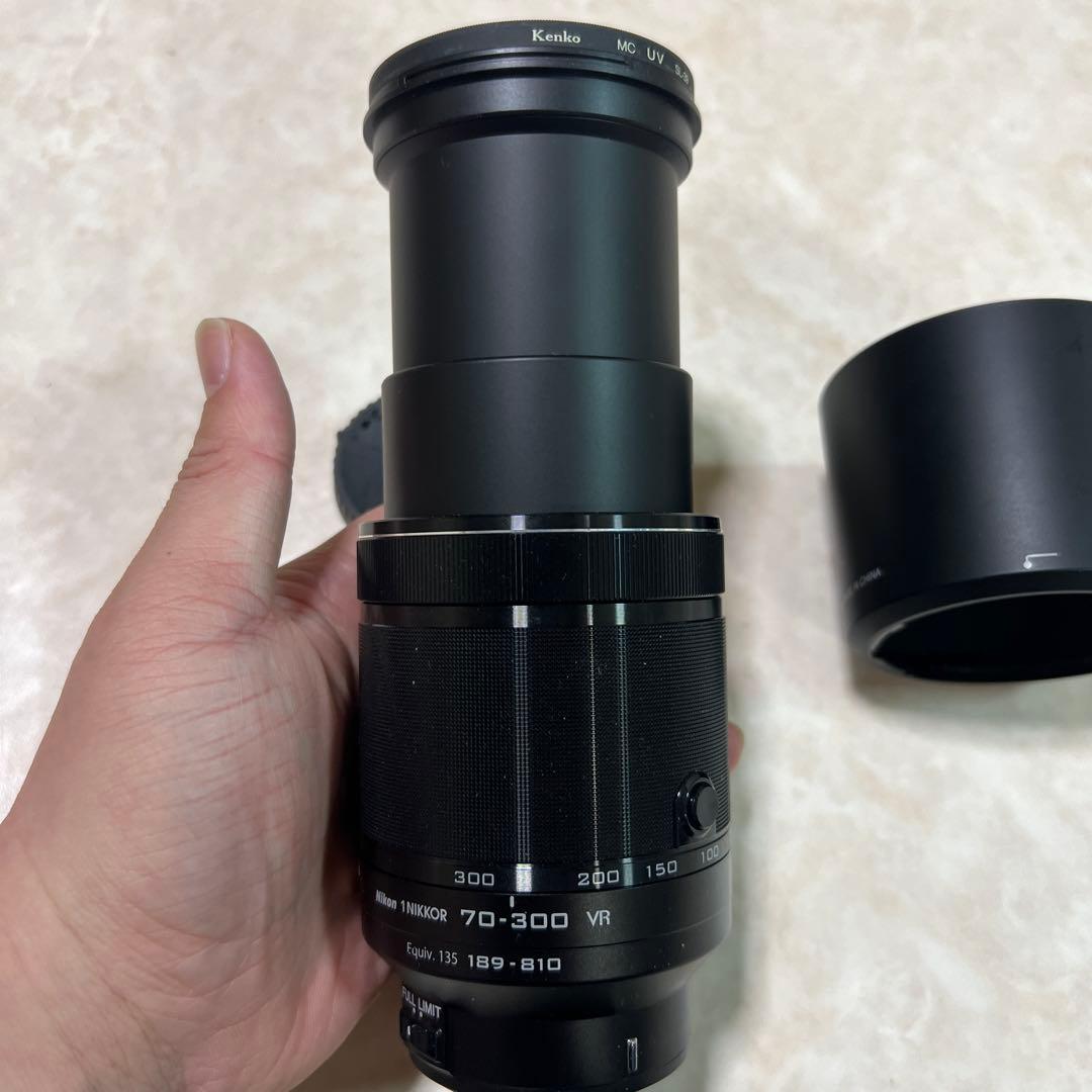 Nikon1 VR 70-300mm f/4.5-5.6 外観美品UV付き