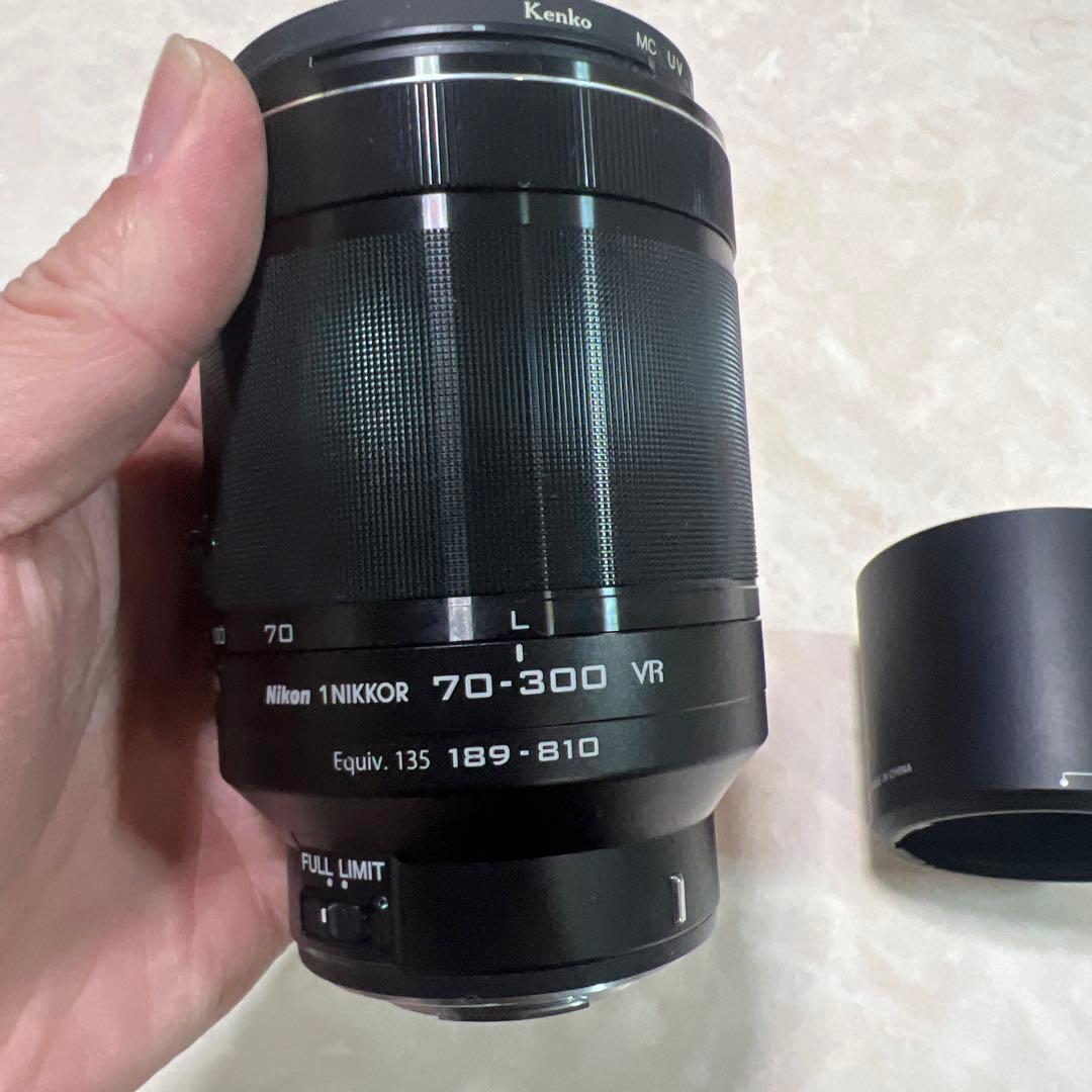 Nikon1 VR 70-300mm f/4.5-5.6 外観美品UV付き