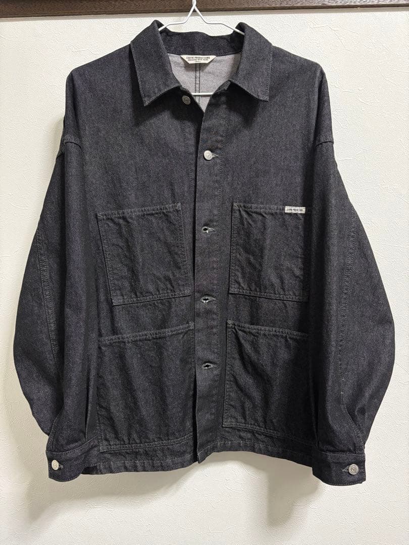 COOTIE デニム シャツ カバーオール S