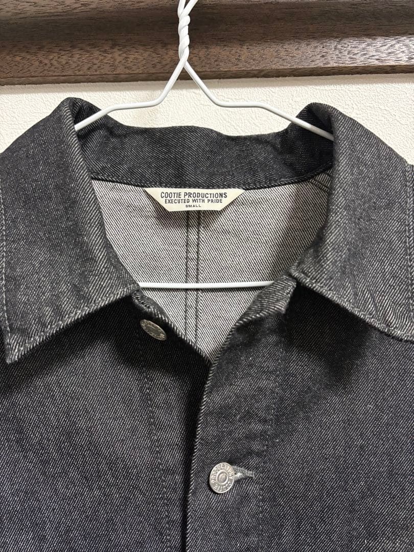 COOTIE デニム シャツ カバーオール S