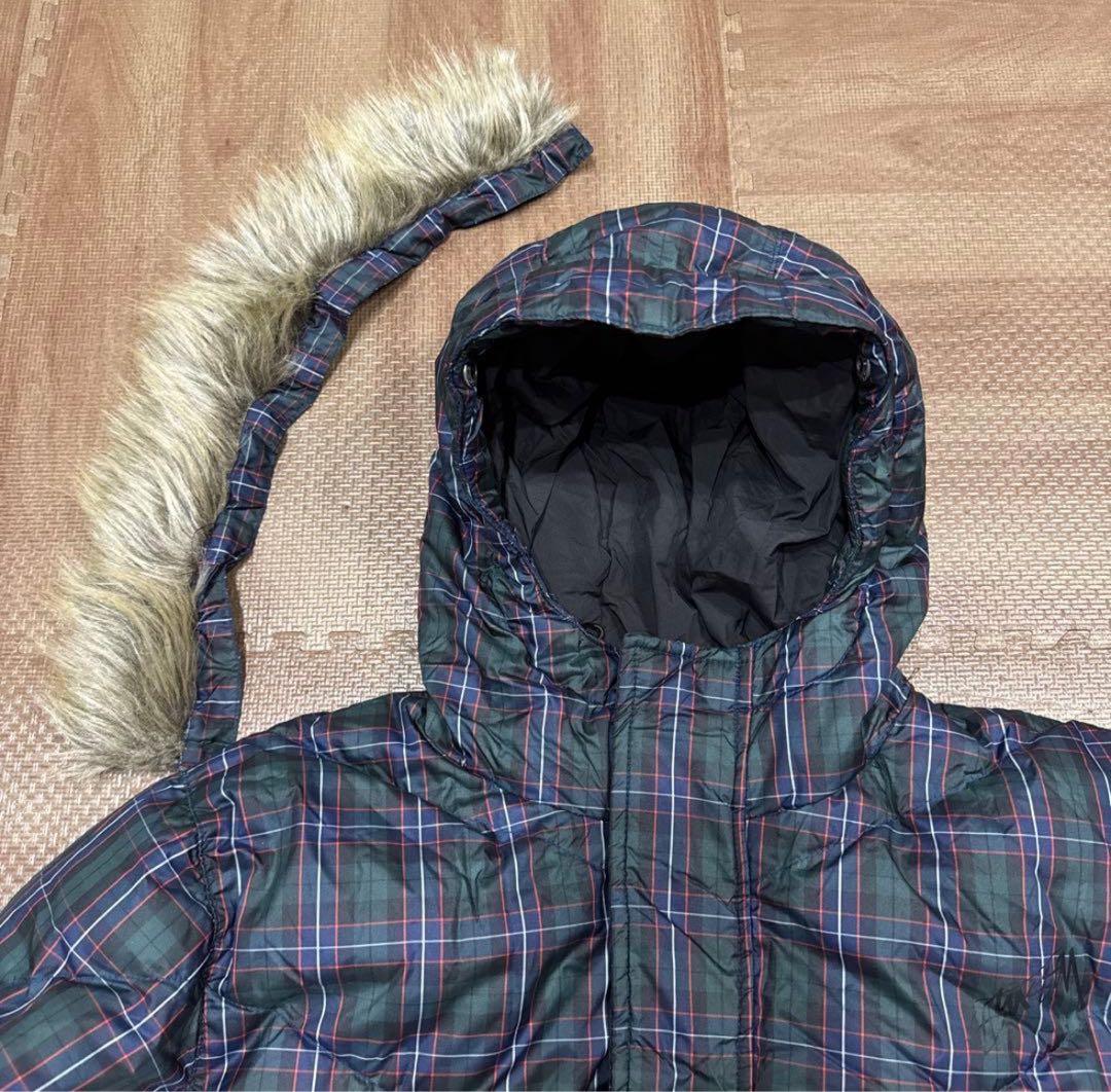 メ*イ様 old stussyオールドステューシー　チェックダウンジャケット　M