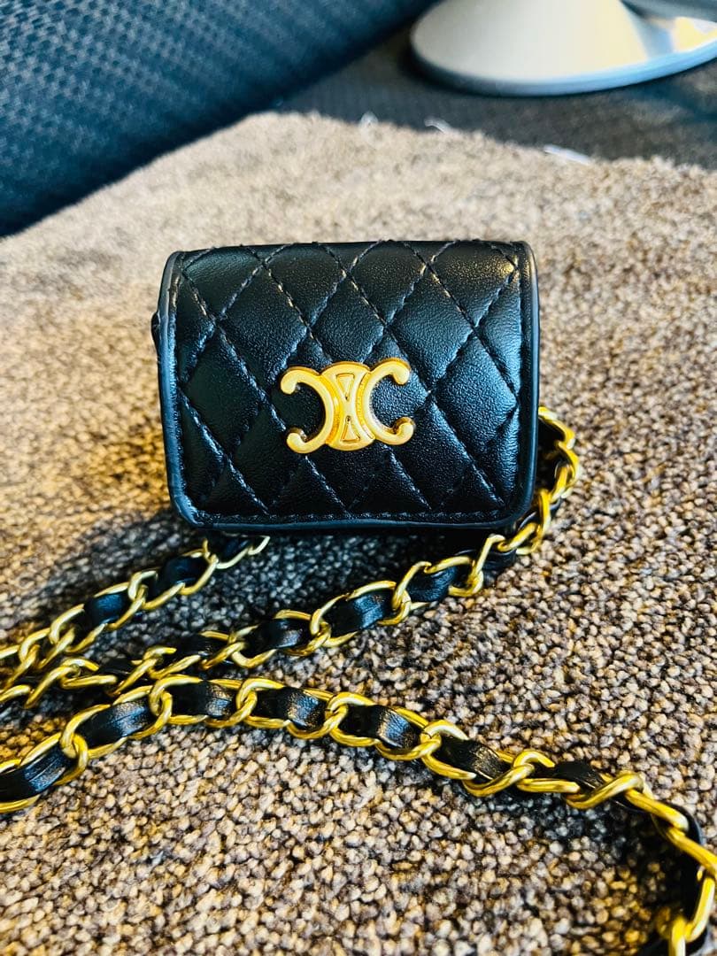 セリーヌ　パーツ利用　小物入れベルト