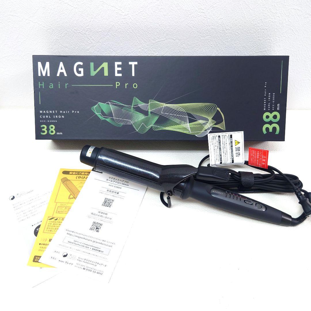 M1204E1 未使用★クレイツ マグネットヘアアイロン カールプロ 38mm