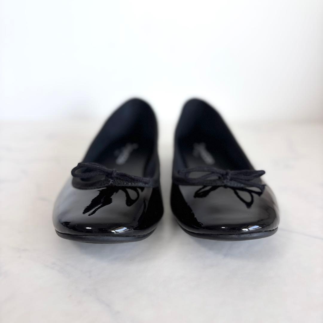 極美品 レペット 36 Lili リリ バレエシューズ エナメル ブラック