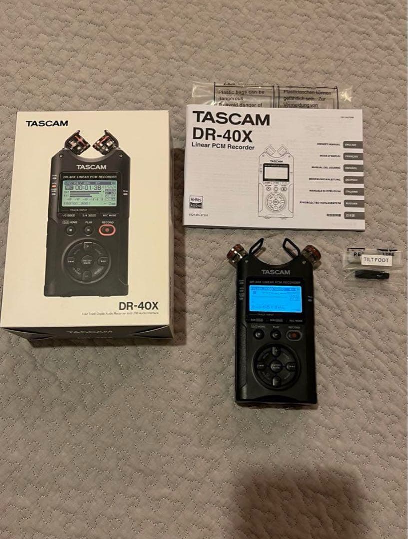 美品　TASCAM DR-40X