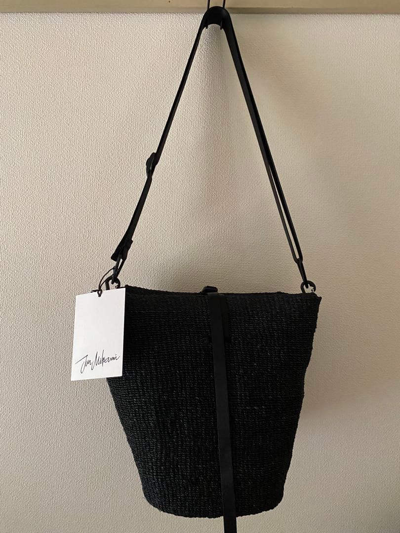 ★新品、タグ付★junmikami ジュンミカミ　ショルダーバスケットバッグ