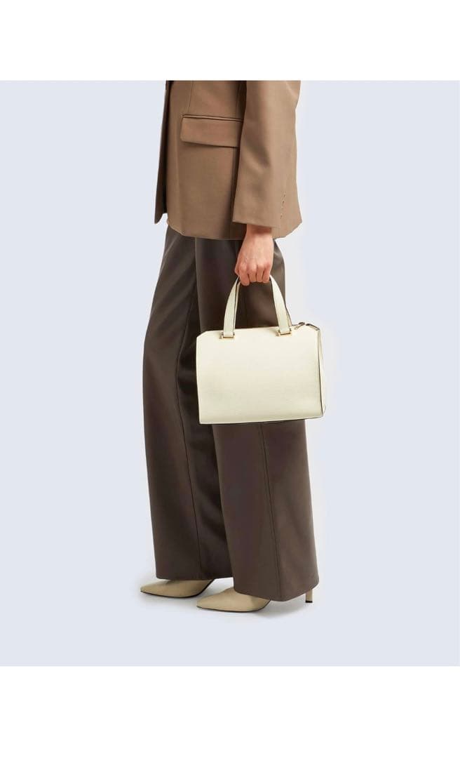 valextra ハンドバッグ　ホワイト　美品