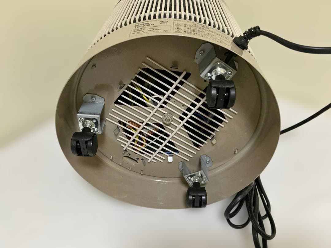 円筒形電気ヒーター 500W/1000W