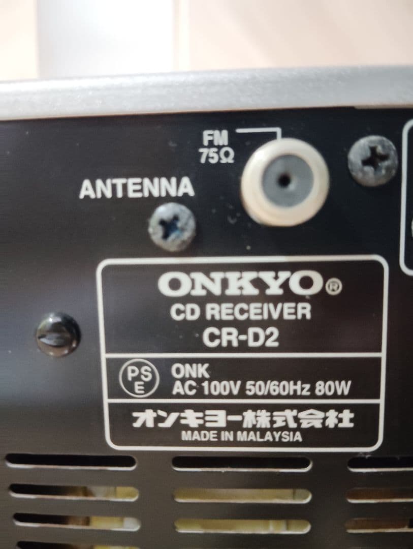 極美品・動作良好✨️ONKYO スピーカー CR-D2 D-D2E CDコンポ