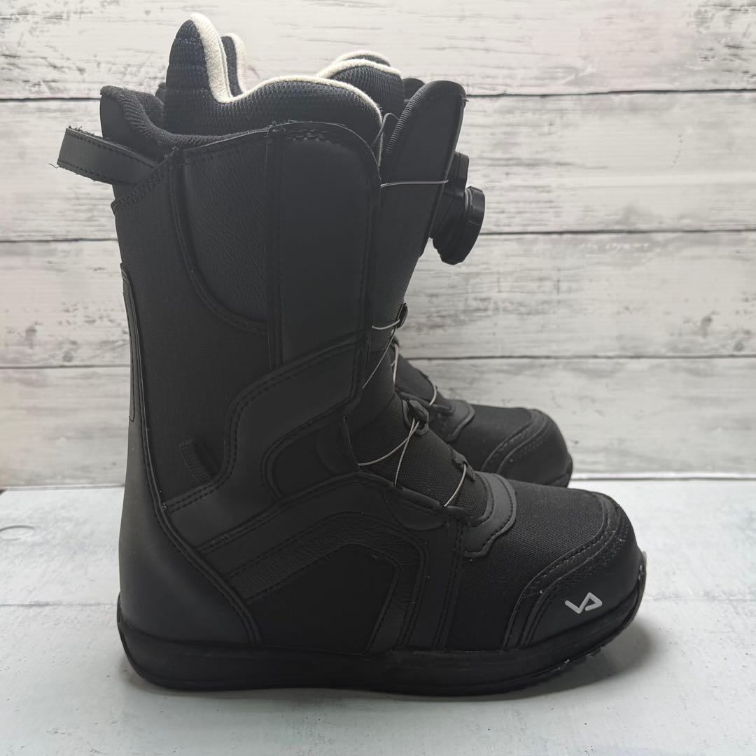 美品　VISIONPEAKS スノボブーツ 22.5 Atop黒 [E-80]