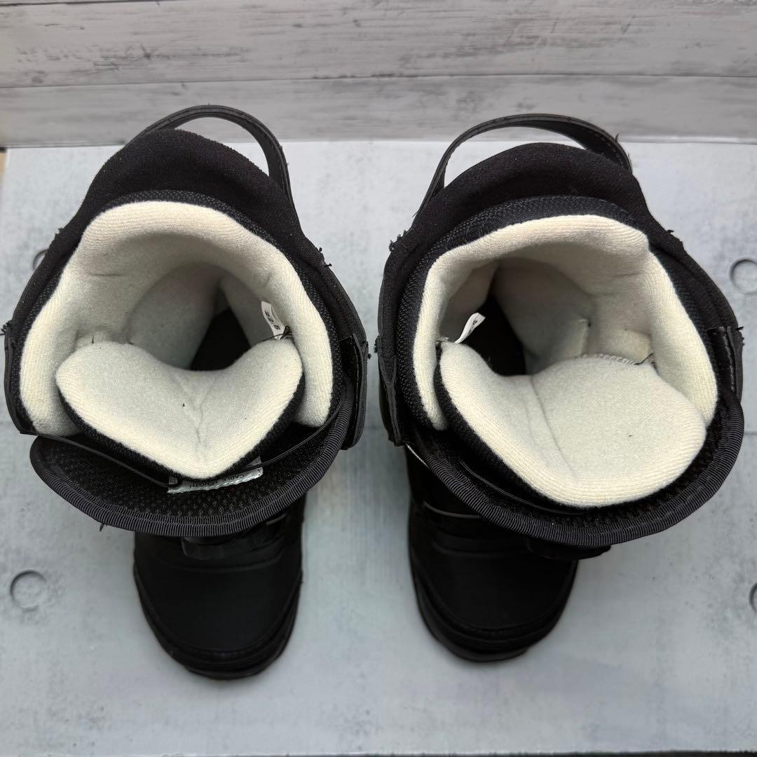 美品　VISIONPEAKS スノボブーツ 22.5 Atop黒 [E-80]