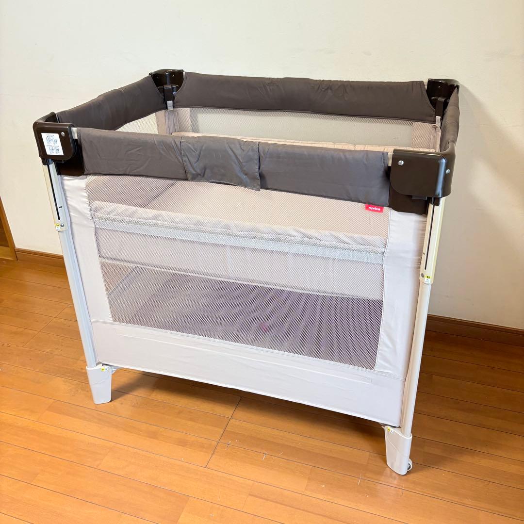 【動作良好・匿名配送】Aprica アップリカ ココネルエアー ベビーベッド