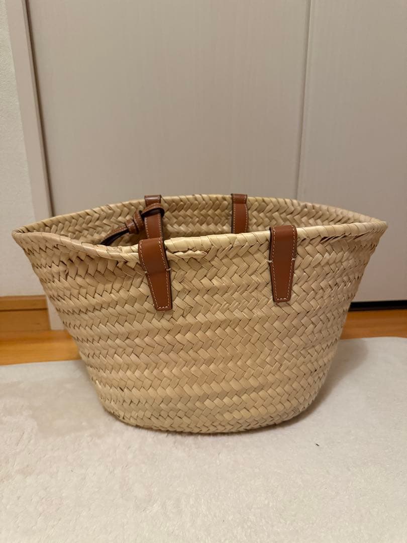 最終値下　ティーン CELINE クラシック パニエ / ラフィア＆カーフスキン