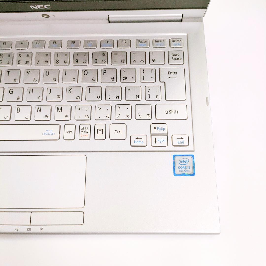 2in1✨️NEC/タッチパネル/第8世代i5/SSD/カメラ付きノートパソコン