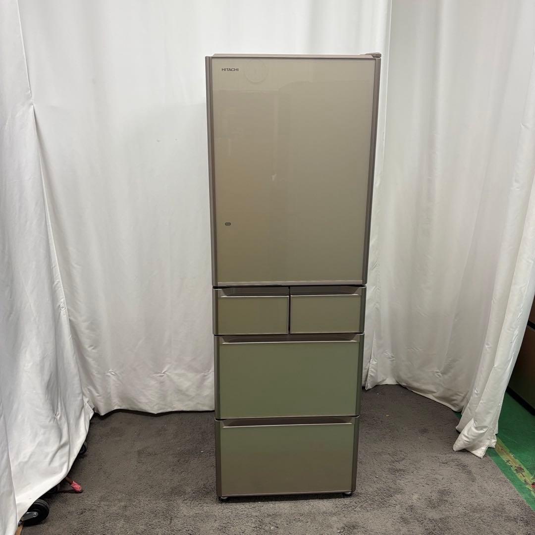 6⭕️冷蔵庫　日立　400-500ℓ　大型　右開き　真チル　安い　設置無料