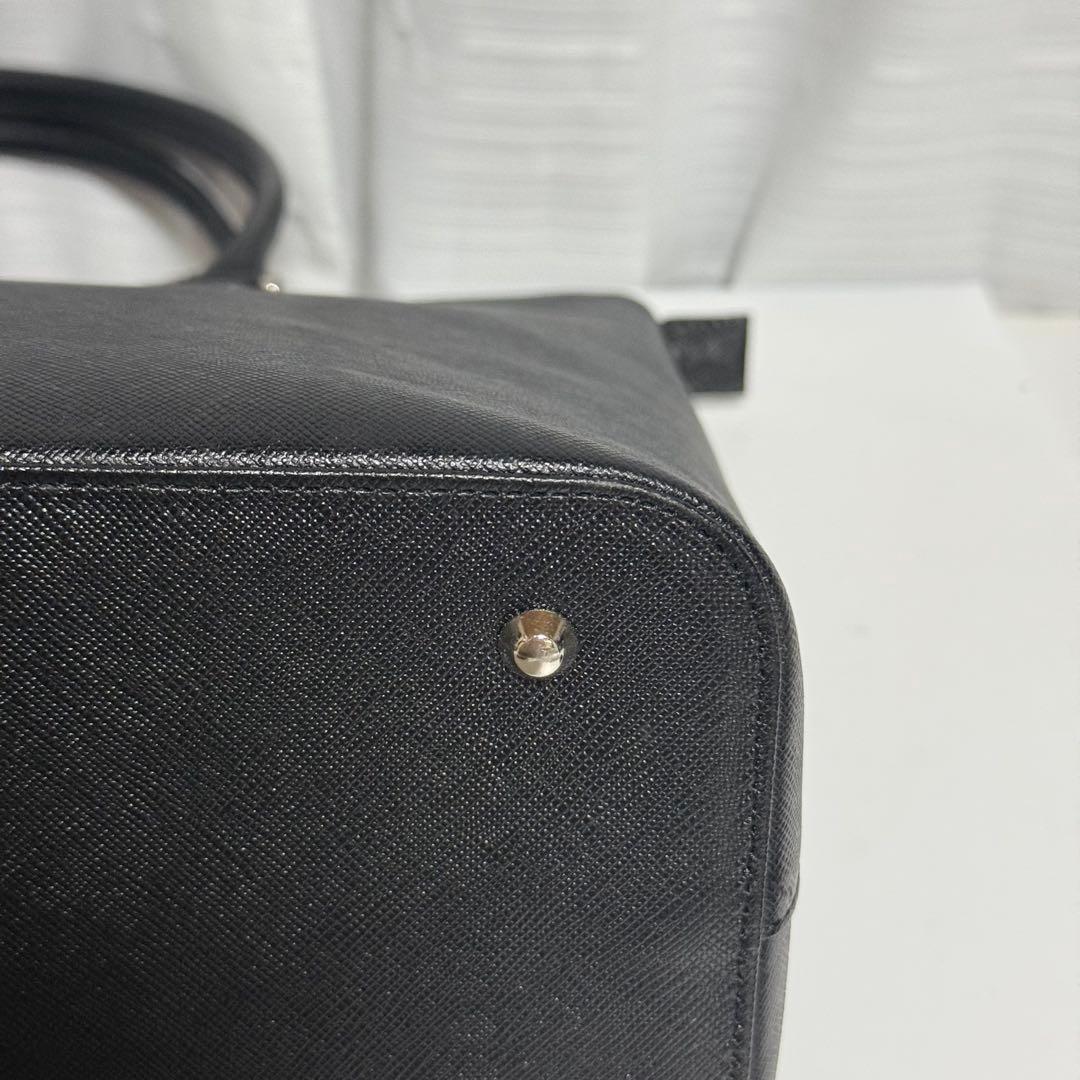 ⭐️未使用⭐️　バーバリー　ノバチェック　ハンドバッグ　ブラック　レザー