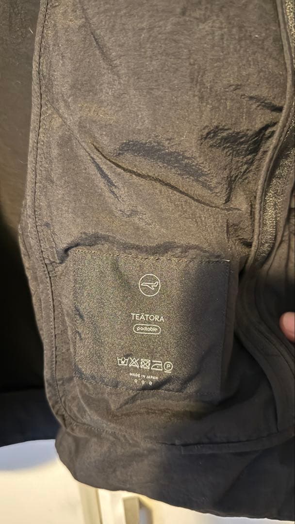 TEATORA テアトラ WALLET JKT PACKABLE 3 BLACK