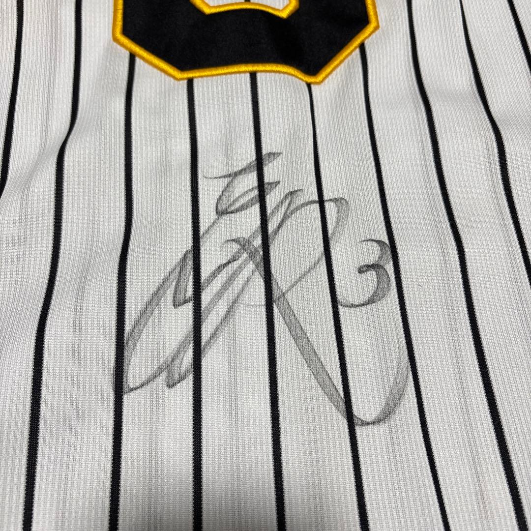 阪神タイガース　ユニフォーム　大山悠輔選手直筆サイン入り　NPBマーク