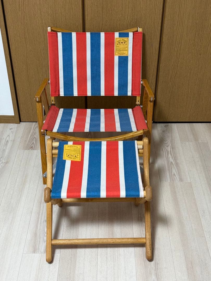 ネイタルデザイン　カーミットチェア　ELスツール　セット　レトロストライプ