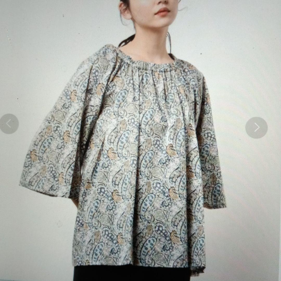 LA MARINE FRANCAISE リバティプリント　ブラウス