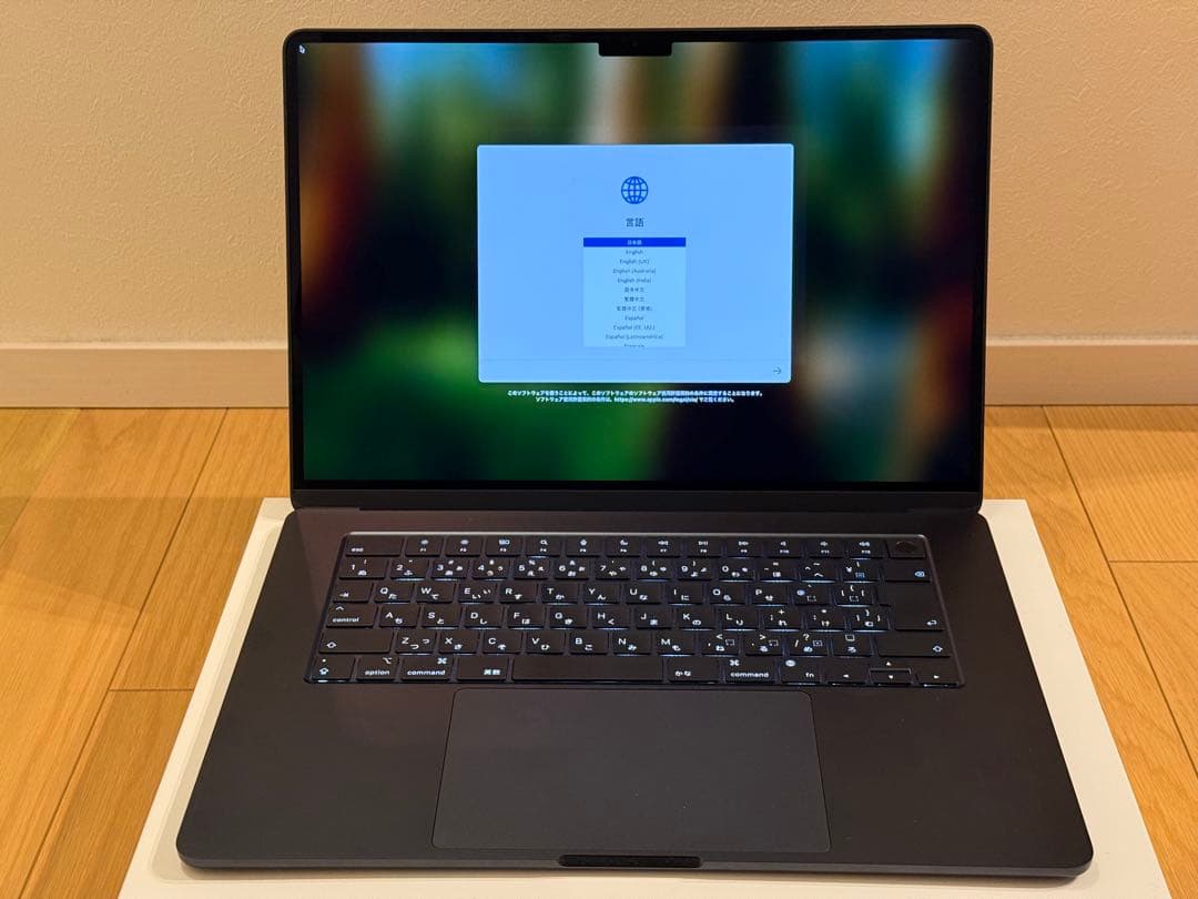 MacBook Air 15インチ M2 付属品完備 バッテリー状態100%