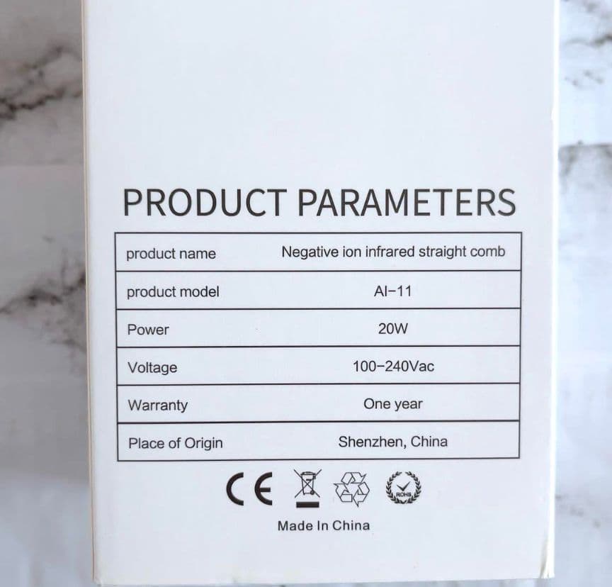 マイナスイオン ストレートブラシ ヘアアイロン 最終出品